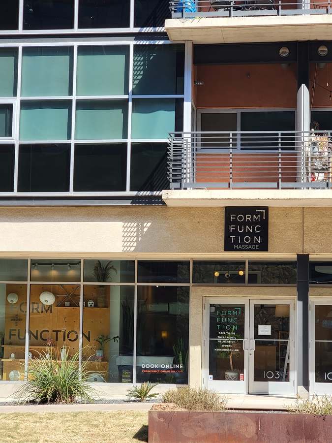 Form + Function Massage — Massage Therapy in E 6th St #103, Austin