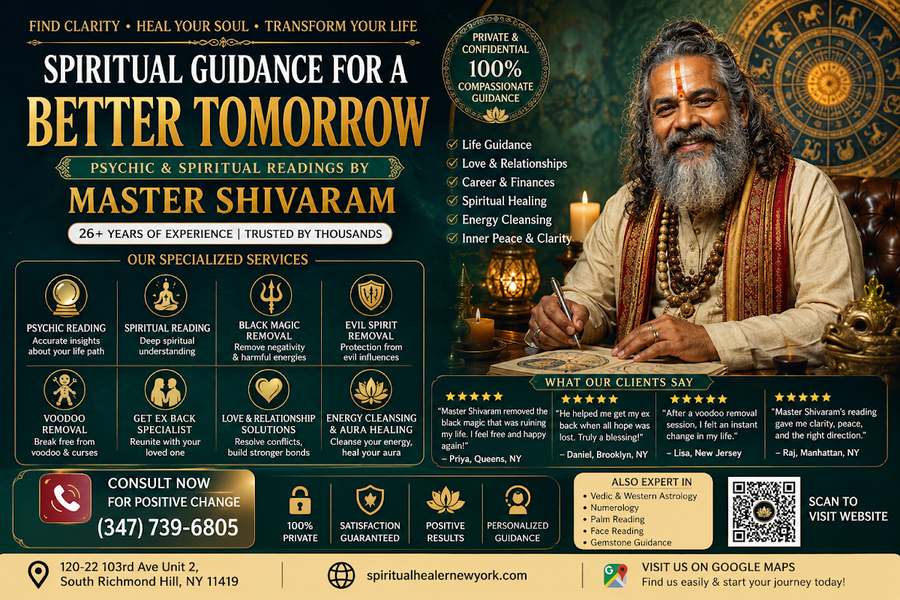 Best Astrologer and Psychic Reader Spiritual Healing center Black magic Removal Ex Love Back Expert — Reiki & Energy Medicine in -22 103rd Ave Unit 2, New York